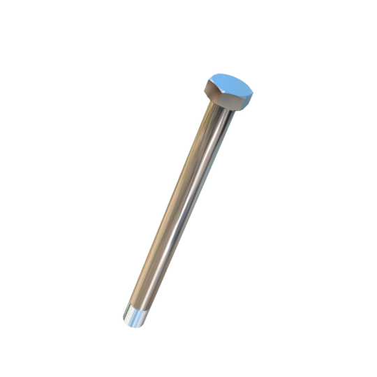 Titanium 5/8-18 X 7.425 UNF Allied Titanium Hex Head Bolt (No Dimple) with 0.725 inches of threads